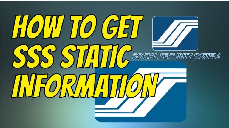 How to Get SSS Static Information from SSS Website