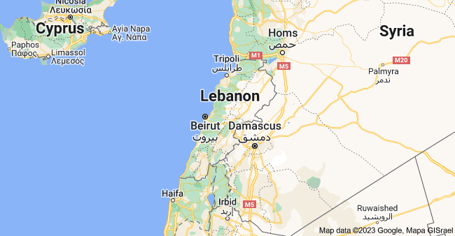 Google Map Location lebonon
