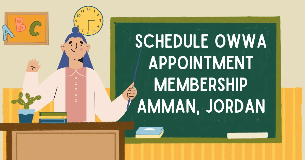 Schedule OWWA Appointment Membership Amman, Jordan