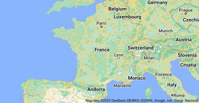 Google Map Location france