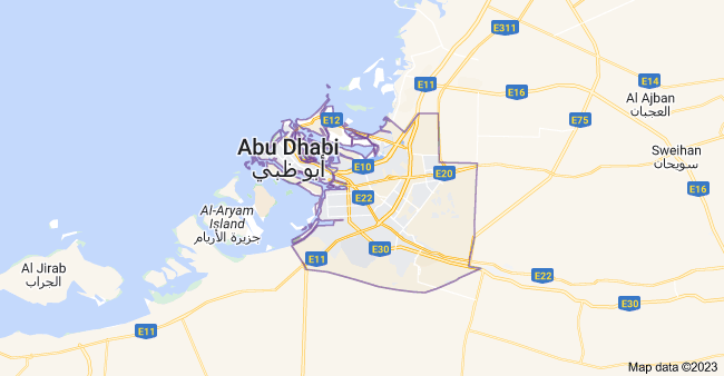 Google Map Location abu zabi