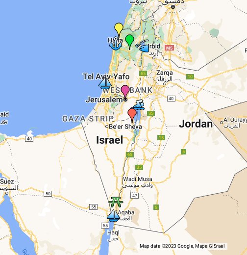 Google Map Location israel