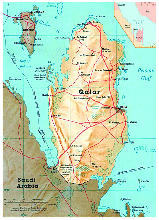Map Location Guide Doha