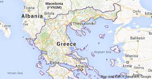Google Map Location in greece
