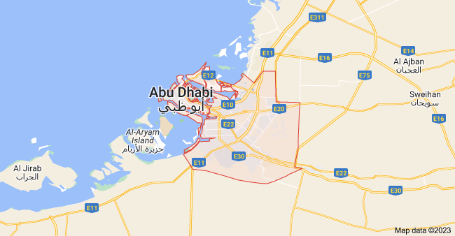 Google Map Location abu Dhabi