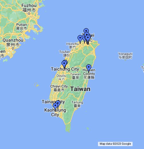 Google Map Location Taiwan
