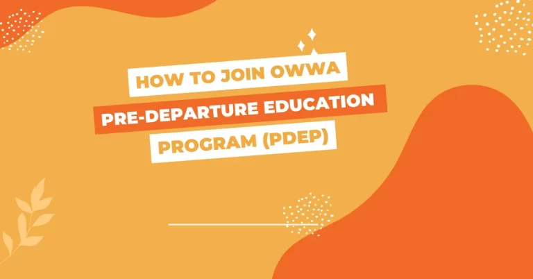 How to Join OWWA Pre-Departure Education Program (PDEP)